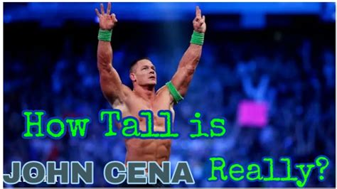 average wwe height|john cena real height.